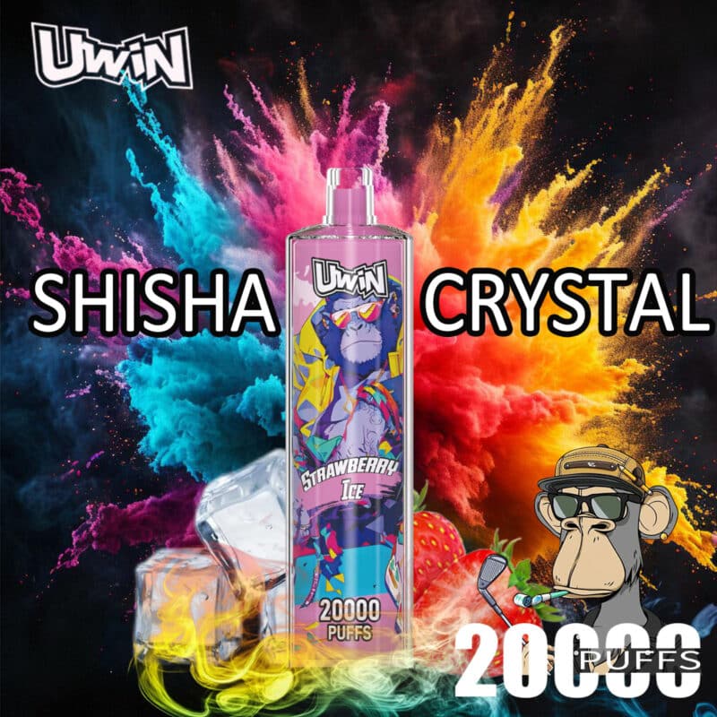 Uwin Shisha Crystal 20000 Puffs（12 flavours） - Image 2