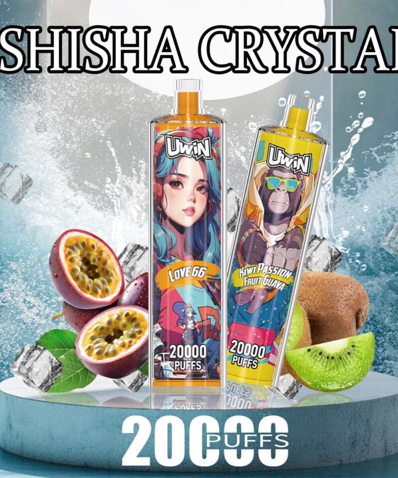 Uwin Shisha Crystal 20000 Puffs（12 flavours）