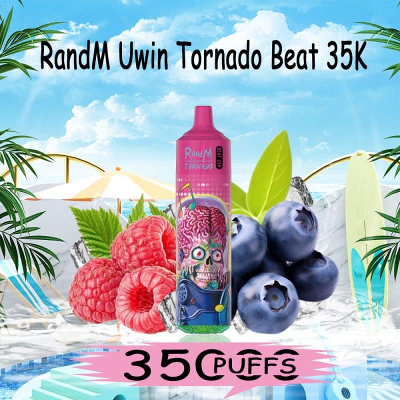 RandM UWIN Tornado Music 35000 Puffs（Bottom button）