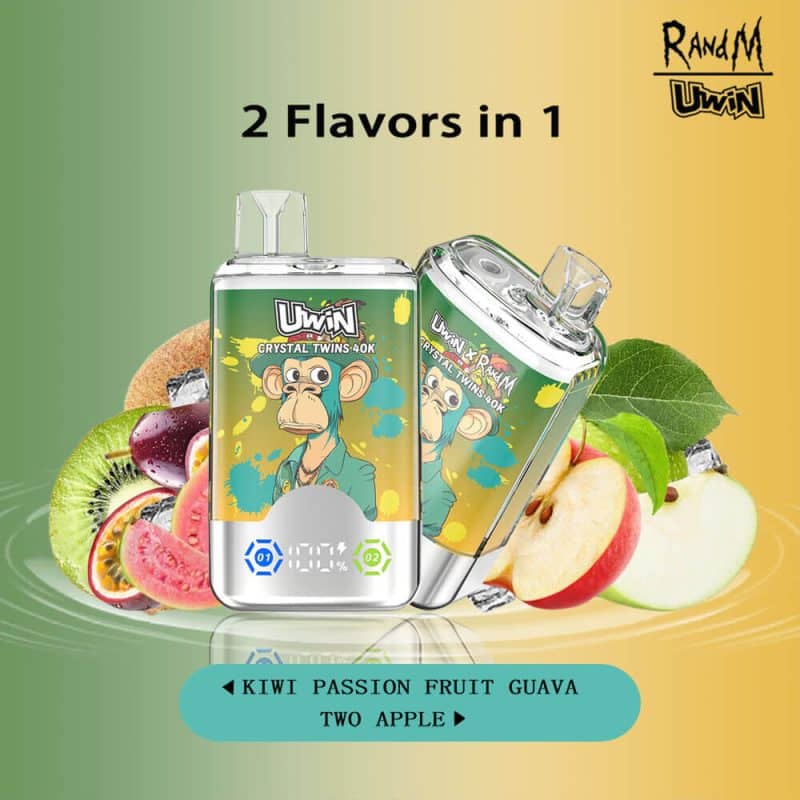 Uwin RandM Crystal Twins 40000 Puffs（Ships by Full Box – Min. 10 pcs） - Image 7