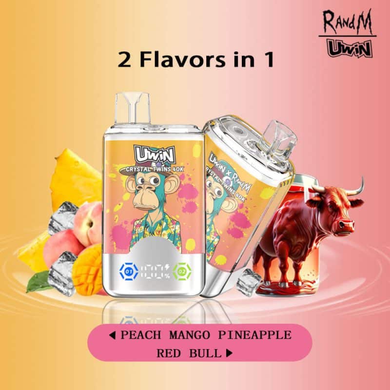 Uwin RandM Crystal Twins 40000 Puffs（Ships by Full Box – Min. 10 pcs） - Image 5