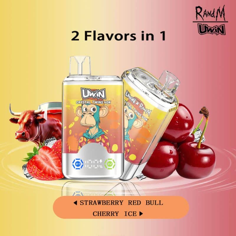Uwin RandM Crystal Twins 40000 Puffs（Ships by Full Box – Min. 10 pcs） - Image 11