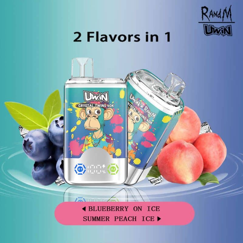 Uwin RandM Crystal Twins 40000 Puffs（Ships by Full Box – Min. 10 pcs） - Image 10