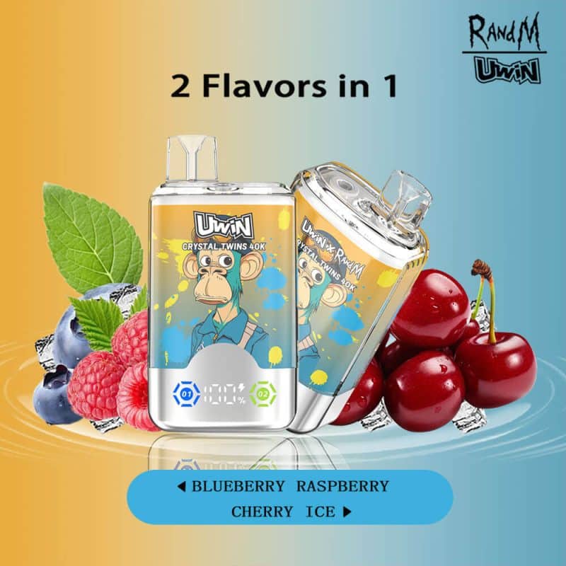 Uwin RandM Crystal Twins 40000 Puffs（Ships by Full Box – Min. 10 pcs） - Image 9